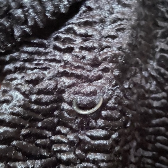 Women’s Black thigh length dress coat. - Picture 4 of 6